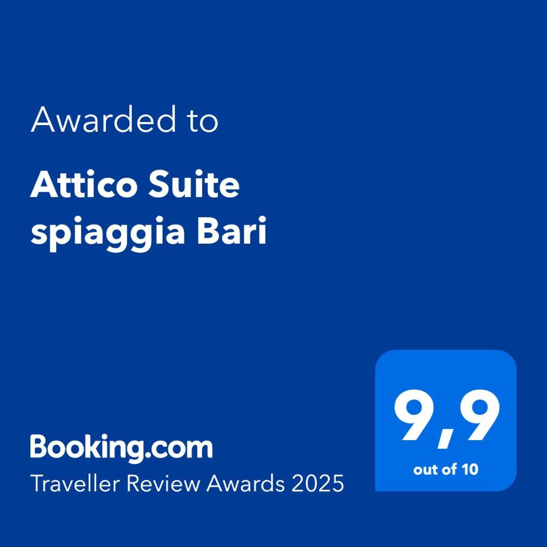 Attico Suite Spiaggia Bari Bagian luar foto